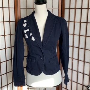 Loft petite blue jacket